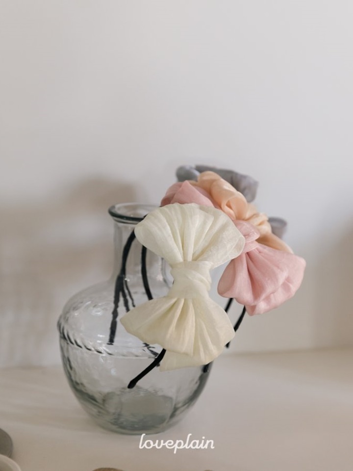 Silk Pearl Ribbon Hair Band