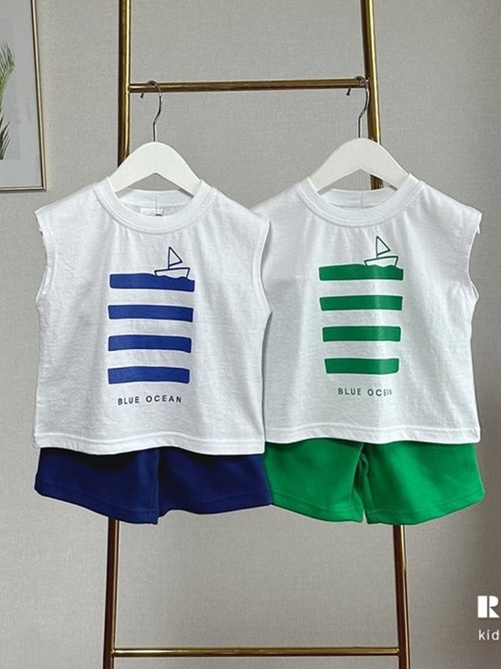 Ocean Top Bottom Set