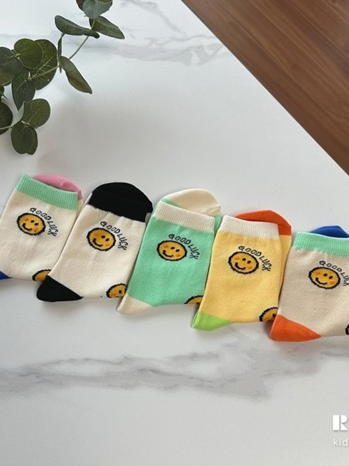 Luck Smile Socks Set
