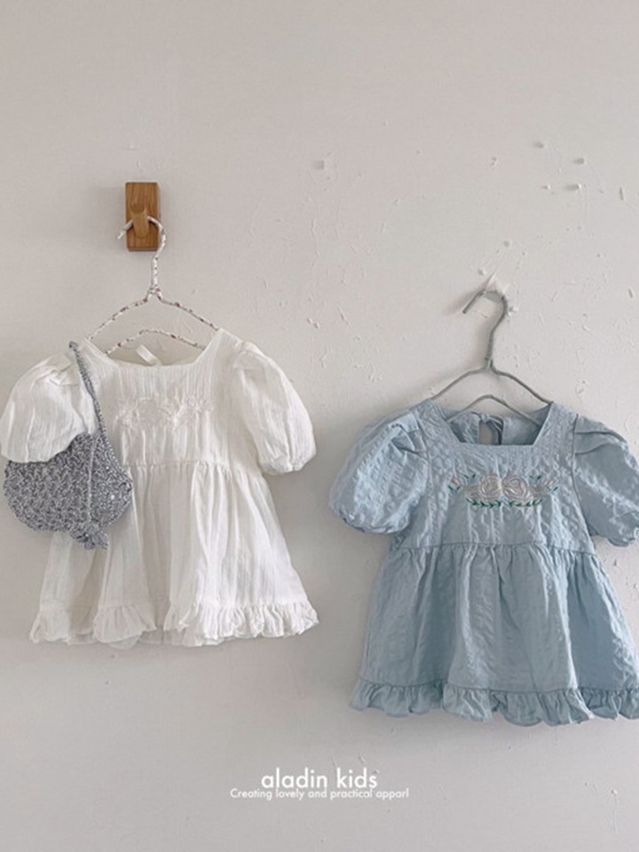 Ribbon Embroidery Mini One-Piece