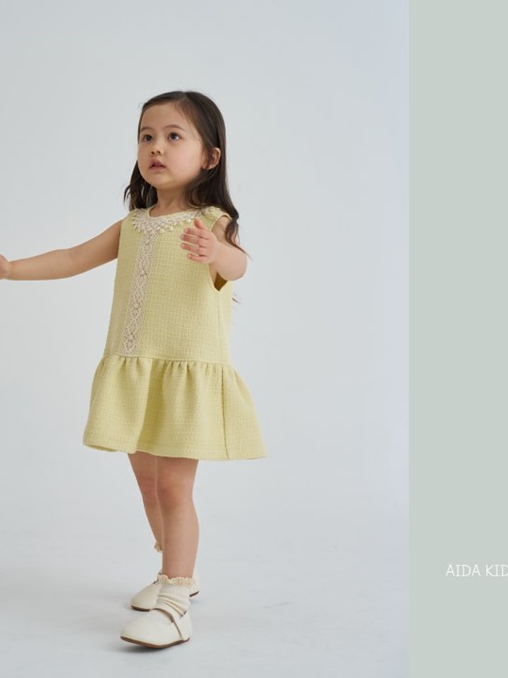 Lemon Tweed One-Piece