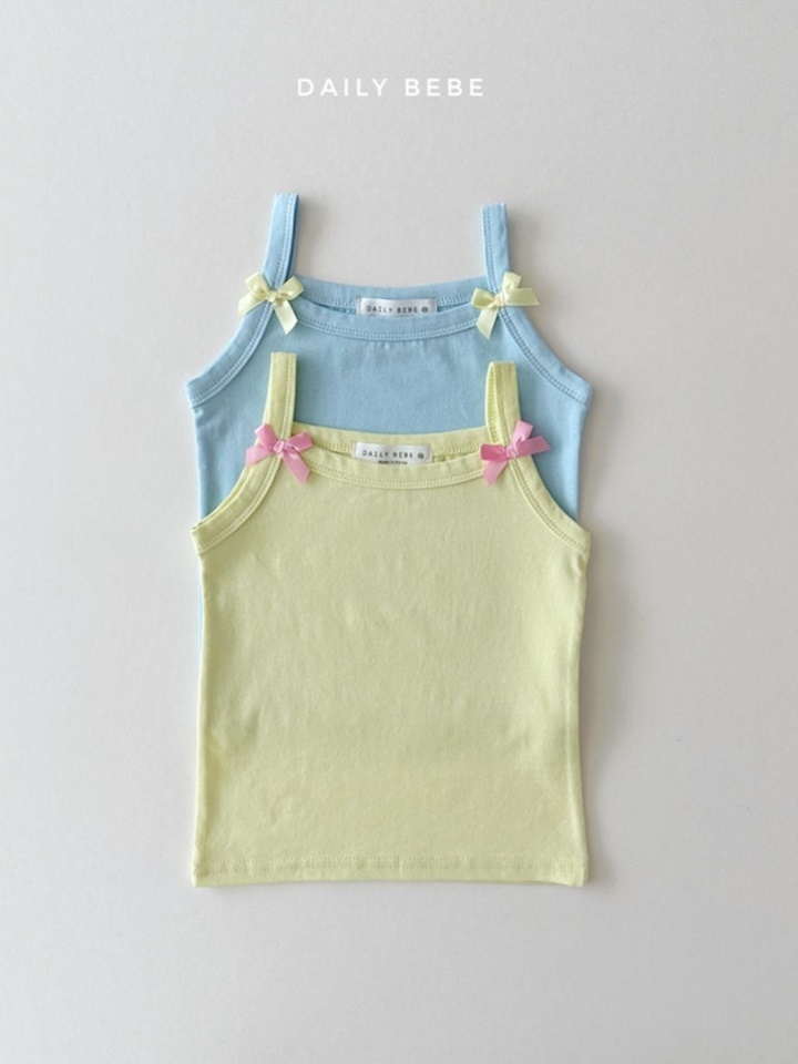 Ribbon String Sleeveless Tee