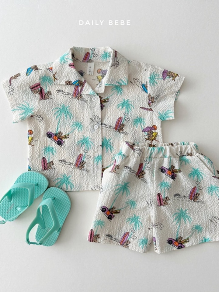 Plam Bear Top Bottom Set