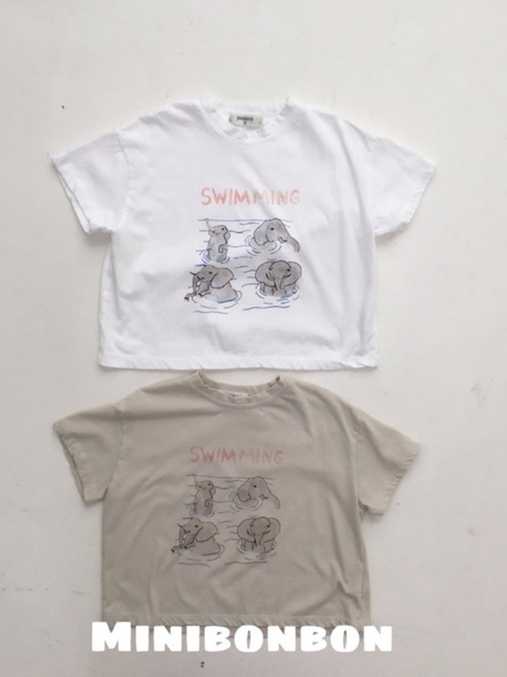Elephant Swim Tee