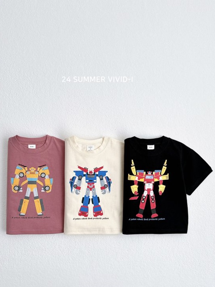 Vintage Robot Short Sleeve Tee