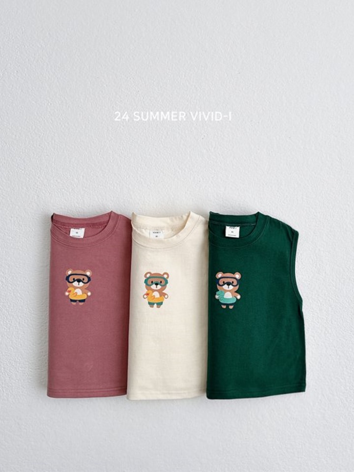 Bear Tube Sleeveless Tee