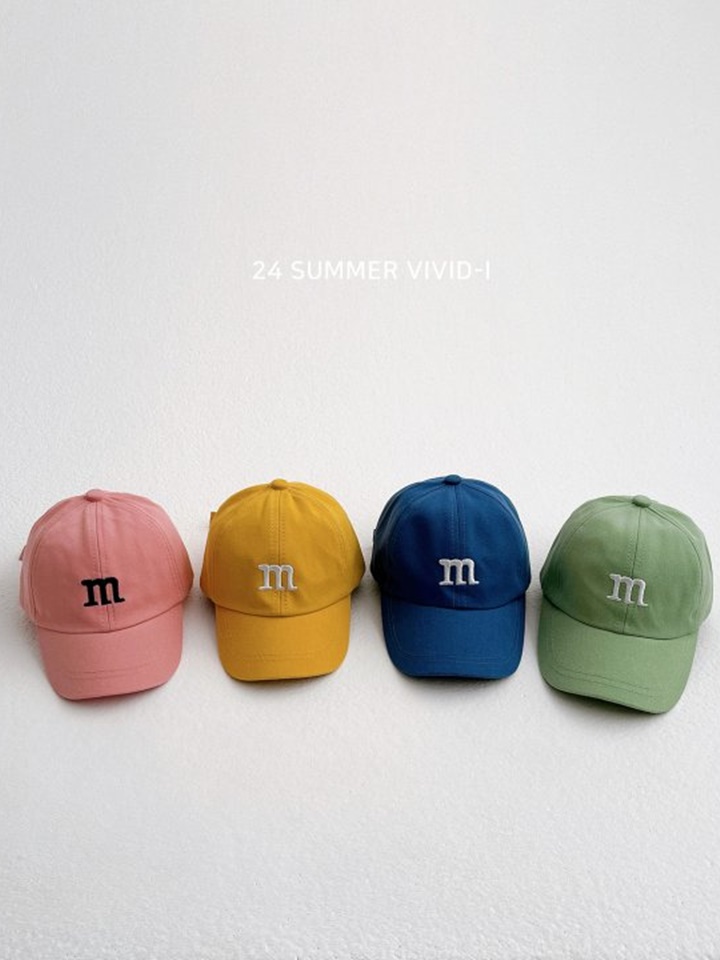 M Embroidery Ball Cap