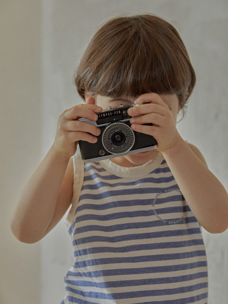 A-Market - Korean Children Fashion - #Kfashion4kids - Circle A Sleeveless Tee - 11