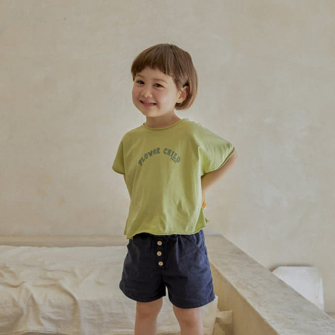 A-Market - Korean Children Fashion - #Kfashion4kids - Flower Crop Tee