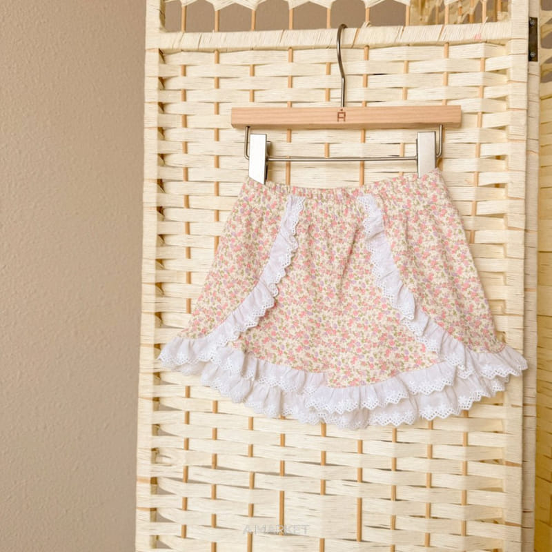 A-Market - Korean Children Fashion - #Kfashion4kids - Flower Frill Pants - 2