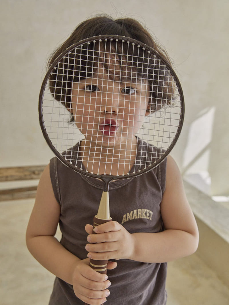 A-Market - Korean Children Fashion - #childofig - Stitch Sleevless Tee - 9