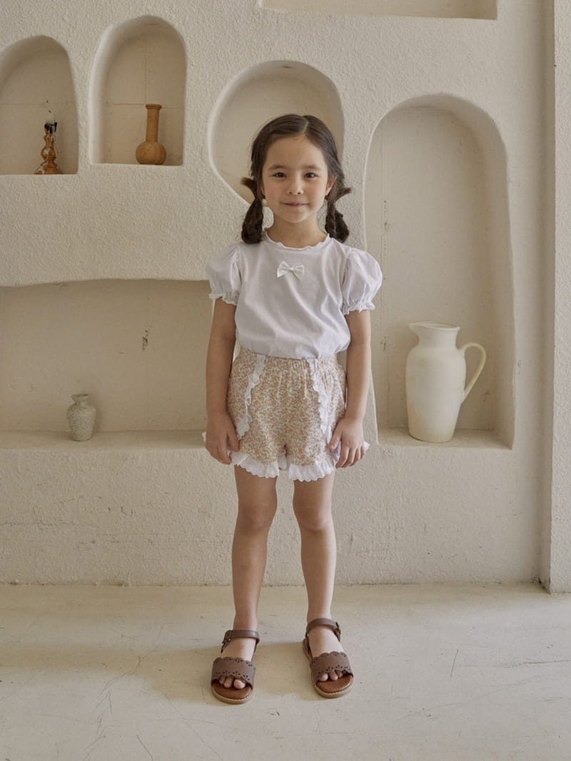 A-Market - Korean Children Fashion - #childofig - Cuty Ribbon Tee - 11