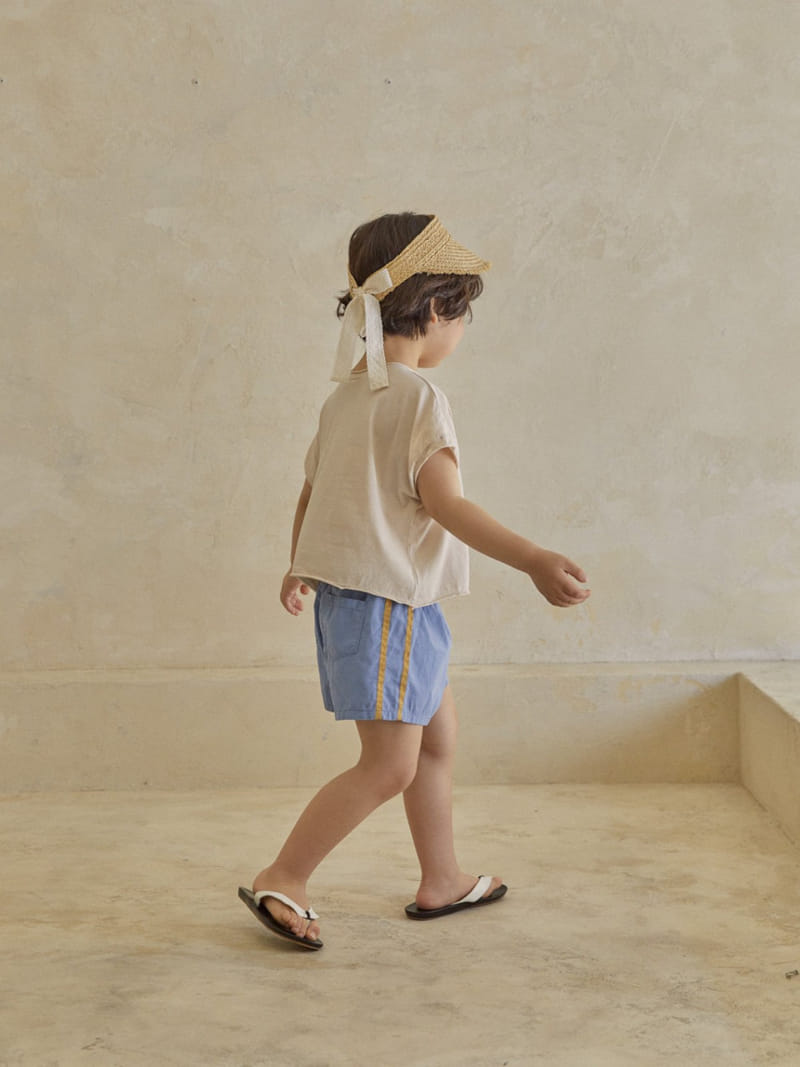 A-Market - Korean Children Fashion - #designkidswear - Tape Shorts - 4