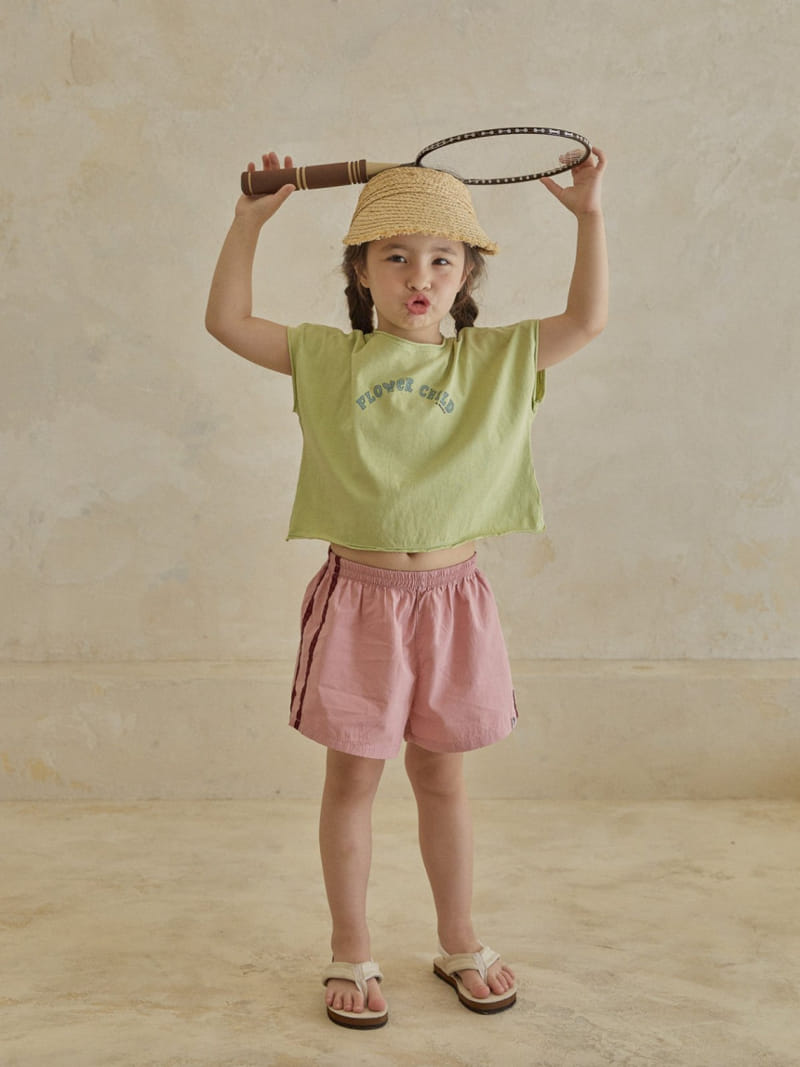 A-Market - Korean Children Fashion - #fashionkids - Flower Crop Tee - 11