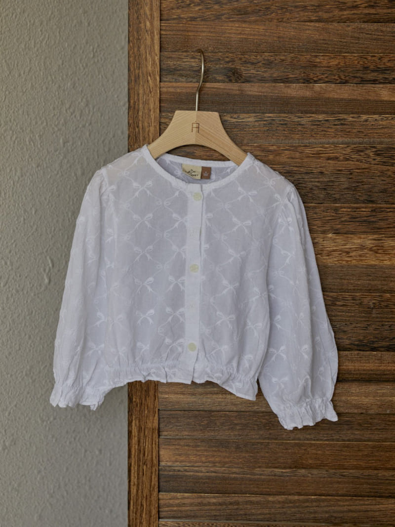 A-Market - Korean Children Fashion - #kidsshorts - Ribbon Bolero  - 2