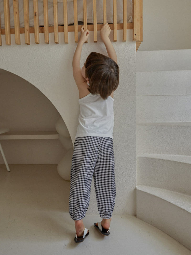 A-Market - Korean Children Fashion - #kidsstore - Check ST Ice Pants - 10