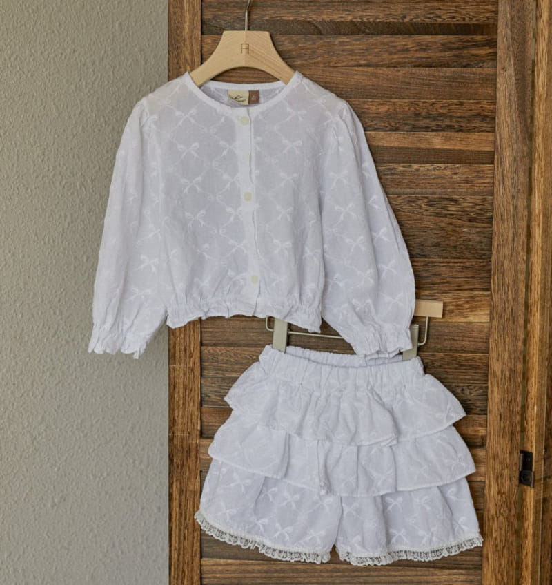 A-Market - Korean Children Fashion - #kidsstore - Ribbon Bolero  - 3