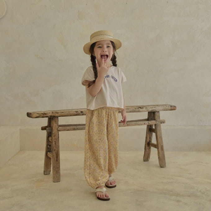 A-Market - Korean Children Fashion - #minifashionista - Ice Flower Pants