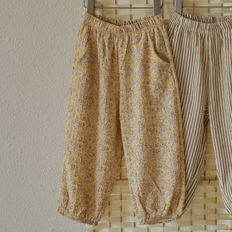A-Market - Korean Children Fashion - #prettylittlegirls - Ice Flower Pants - 2