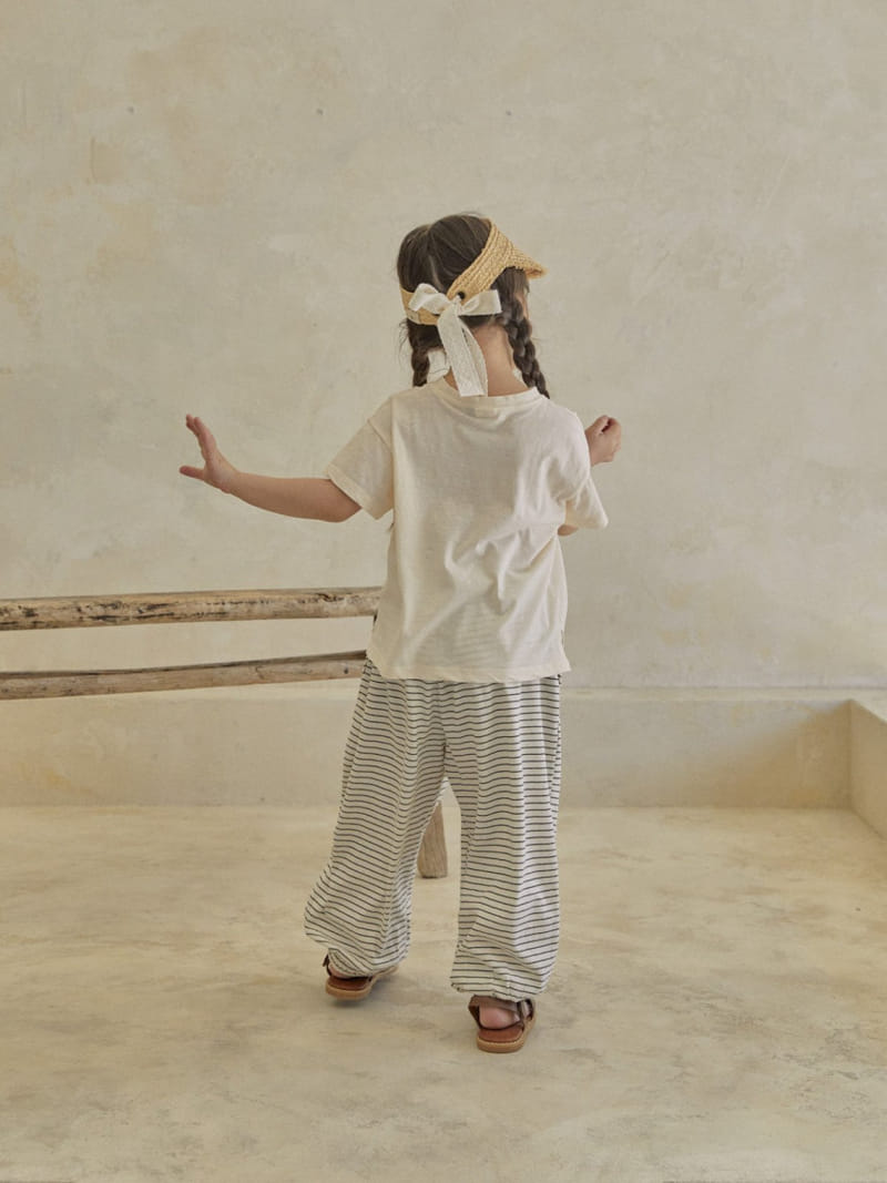 A-Market - Korean Children Fashion - #prettylittlegirls - Unbalance Slit Tee - 6