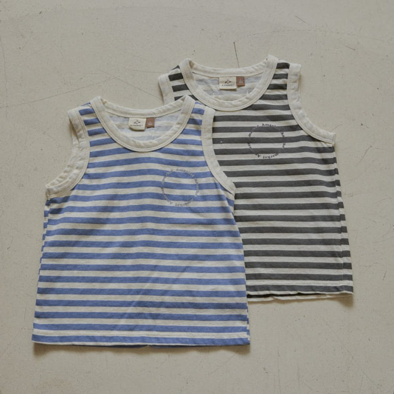 A-Market - Korean Children Fashion - #stylishchildhood - Circle A Sleeveless Tee - 2