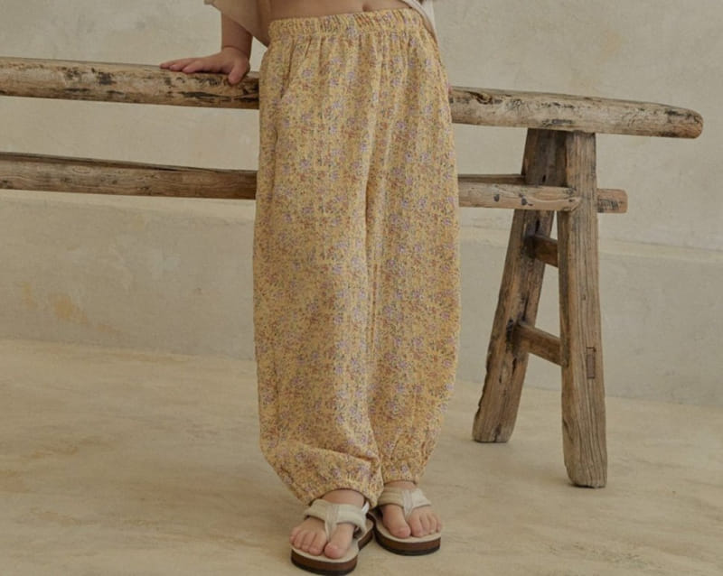 A-Market - Korean Children Fashion - #todddlerfashion - Ice Flower Pants - 3