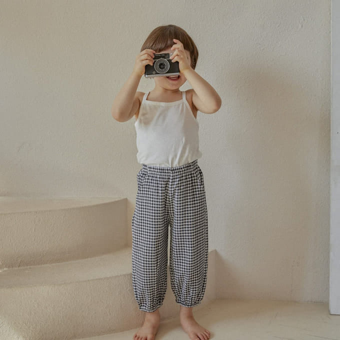 A-Market - Korean Children Fashion - #todddlerfashion - Check ST Ice Pants
