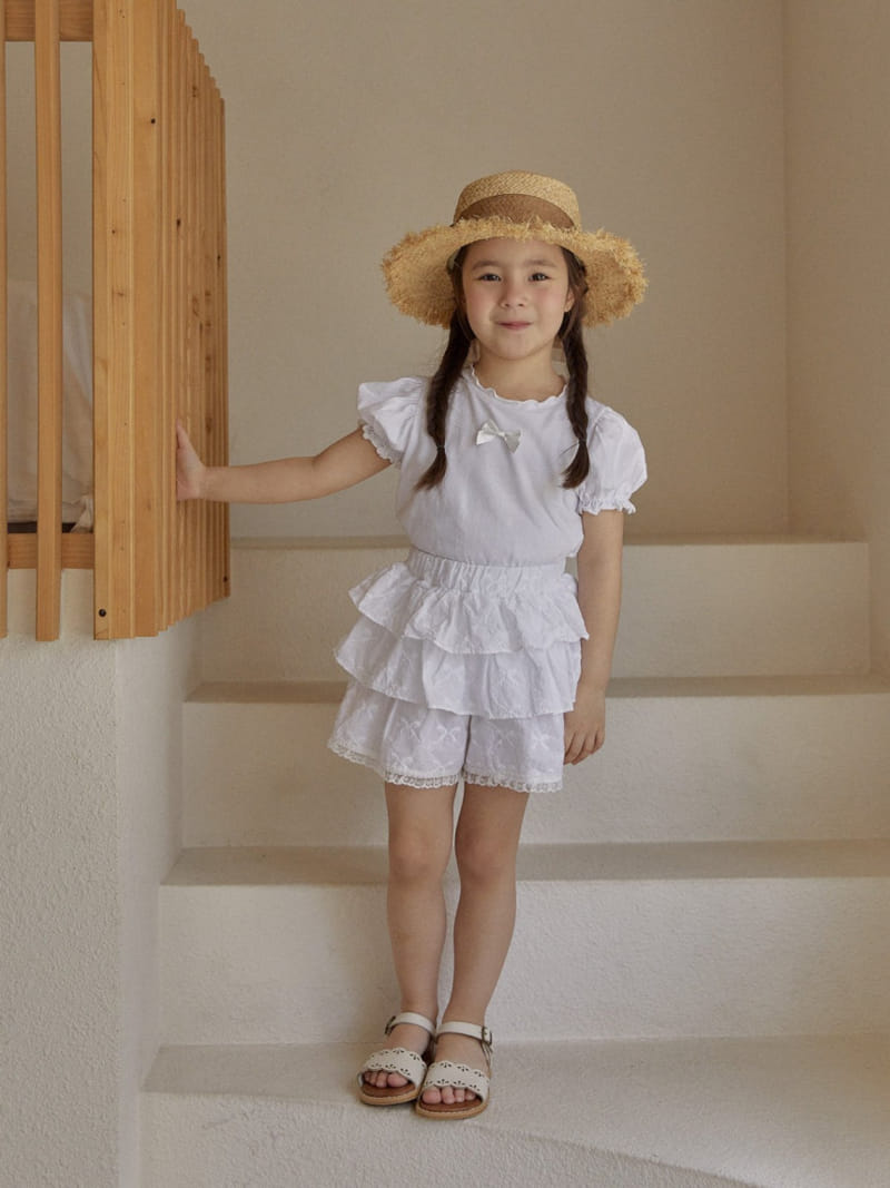 A-Market - Korean Children Fashion - #todddlerfashion - Cuty Ribbon Tee - 8