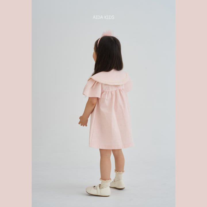 Aida - Korean Children Fashion - #Kfashion4kids - Pink Sarah Bubble One-Piece - 8