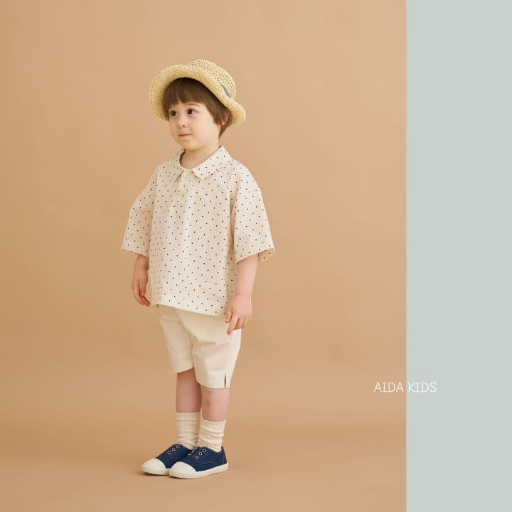 Aida - Korean Children Fashion - #kidsstore - Dot Boxy Shirt - 7
