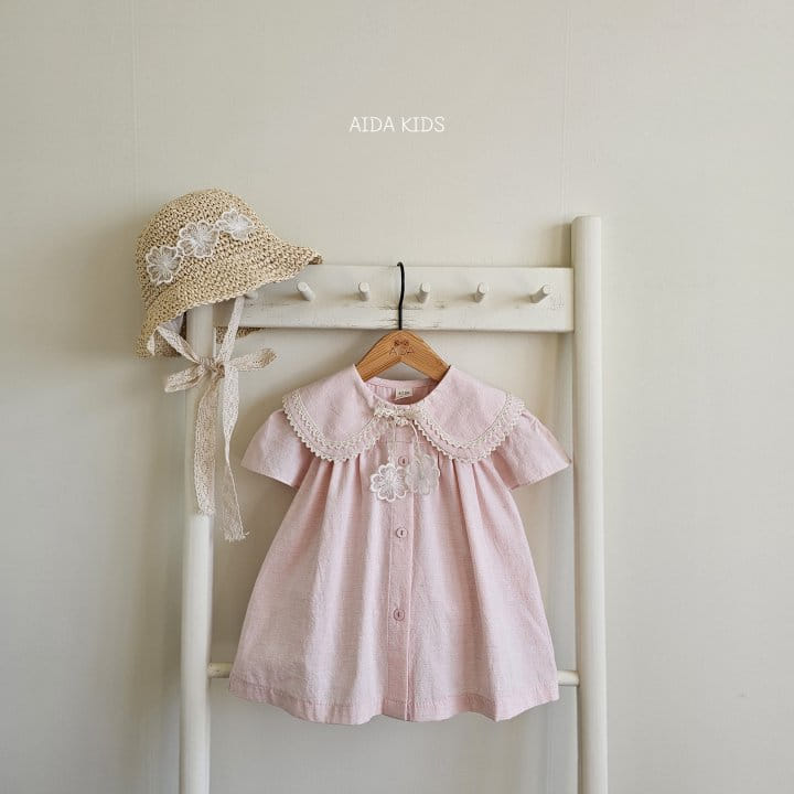 Aida - Korean Children Fashion - #littlefashionista - Pink Sarah Bubble One-Piece - 9