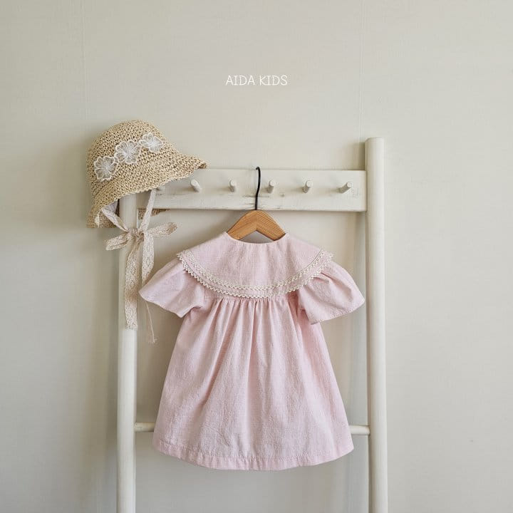 Aida - Korean Children Fashion - #minifashionista - Pink Sarah Bubble One-Piece - 11