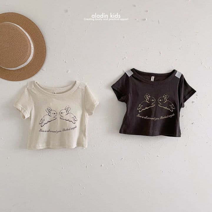 Aladin - Korean Children Fashion - #kidsshorts - Summer Rabbit Tee - 2