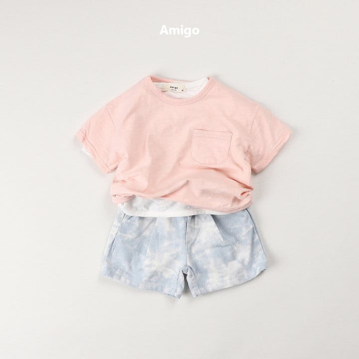 Amigo - Korean Children Fashion - #fashionkids - Water Paint Denim - 8