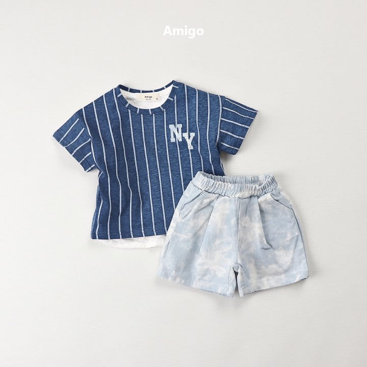 Amigo - Korean Children Fashion - #kidsstore - Water Paint Denim - 10