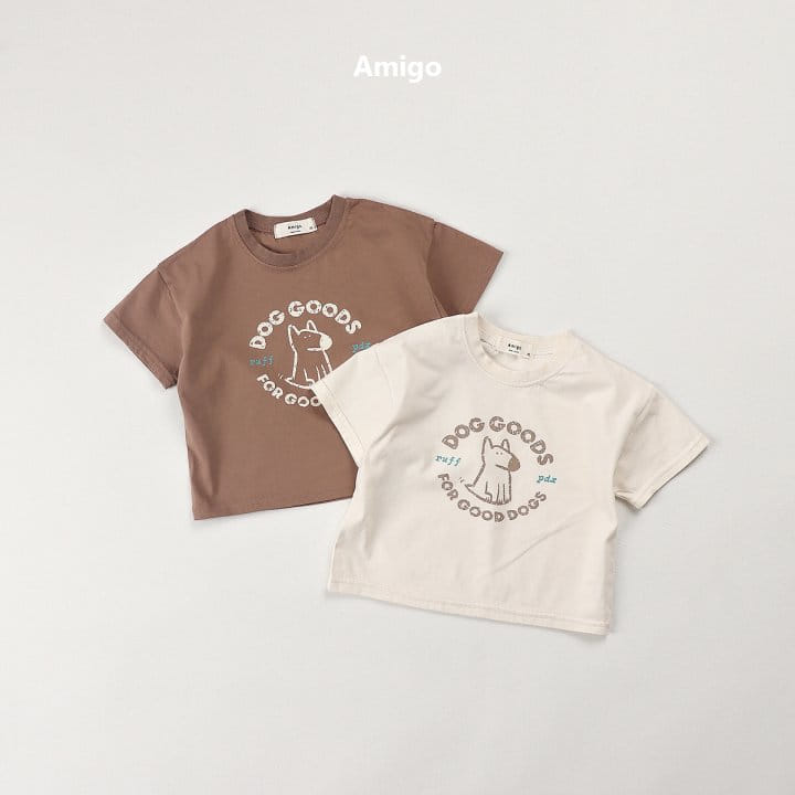 Amigo - Korean Children Fashion - #kidzfashiontrend - Dog Tee - 2