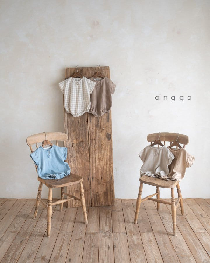 Anggo - Korean Baby Fashion - #babyoninstagram - Pie Button Romper - 5