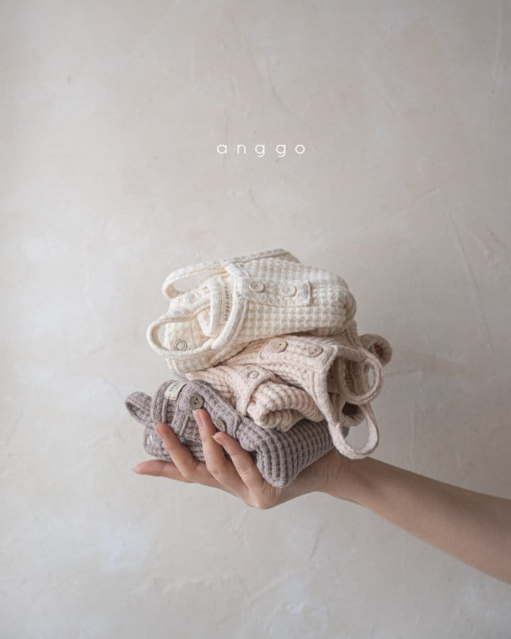 Anggo - Korean Baby Fashion - #babyoninstagram - Croiffle Sleeveless Romper