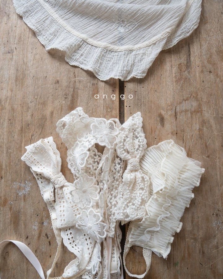 Anggo - Korean Baby Fashion - #babyootd - Anggo Lace Hair Band - 3