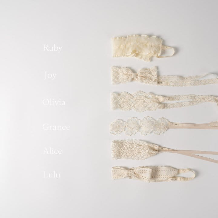 Anggo - Korean Baby Fashion - #babyootd - Anggo Lace Hair Band - 2