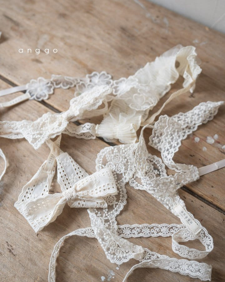 Anggo - Korean Baby Fashion - #onlinebabyboutique - Anggo Lace Hair Band - 5