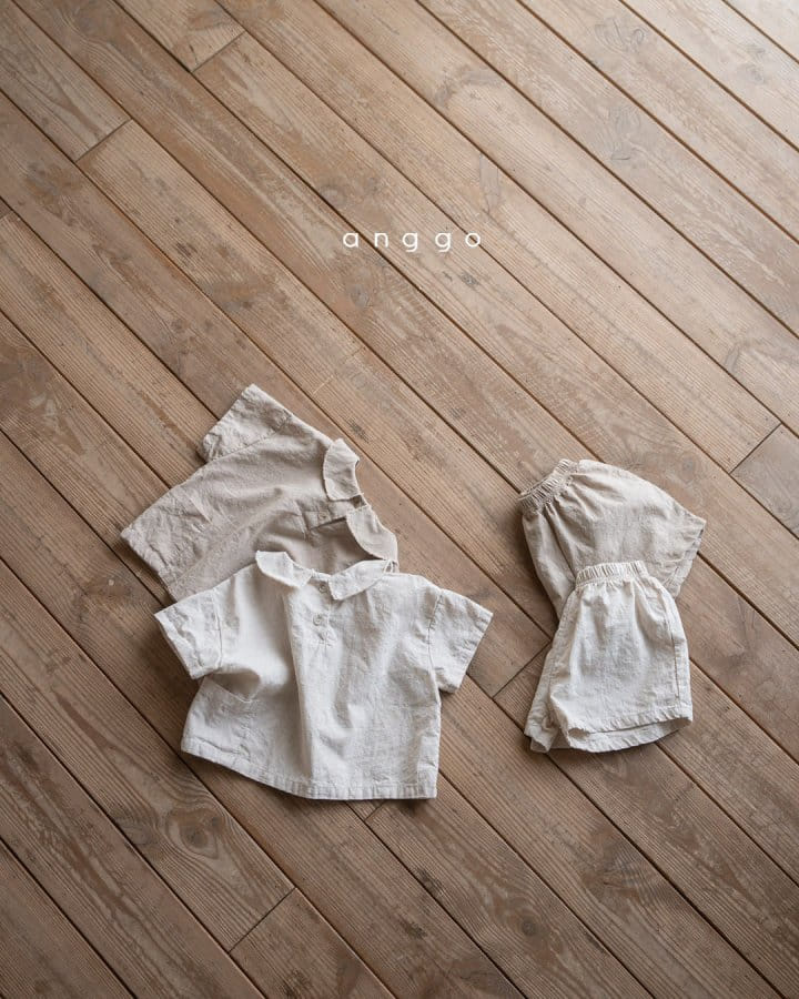 Anggo - Korean Children Fashion - #Kfashion4kids - Cinnamon Top Bottom Set - 11