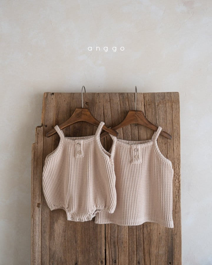 Anggo - Korean Children Fashion - #childofig - Croiffle Sleeveless Tee - 11