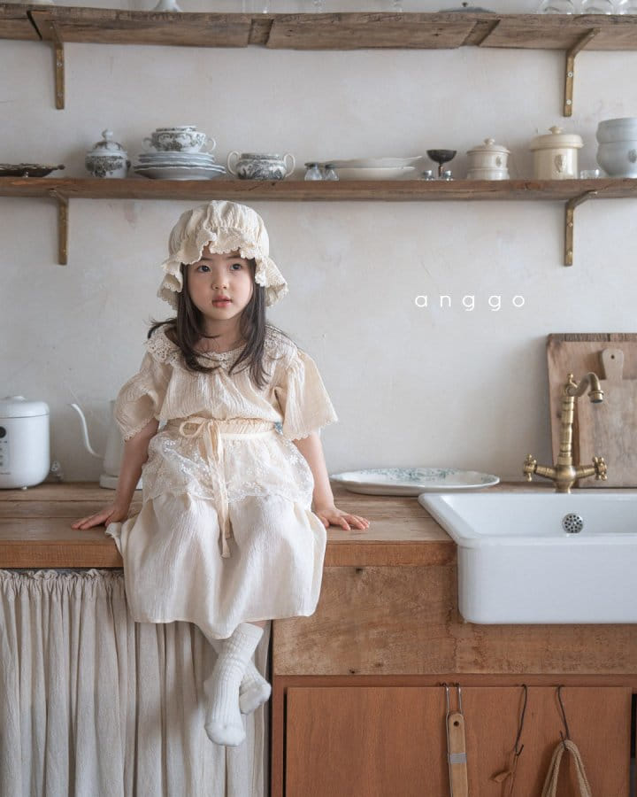 Anggo - Korean Children Fashion - #designkidswear - Cherry Blossom Skirt - 2