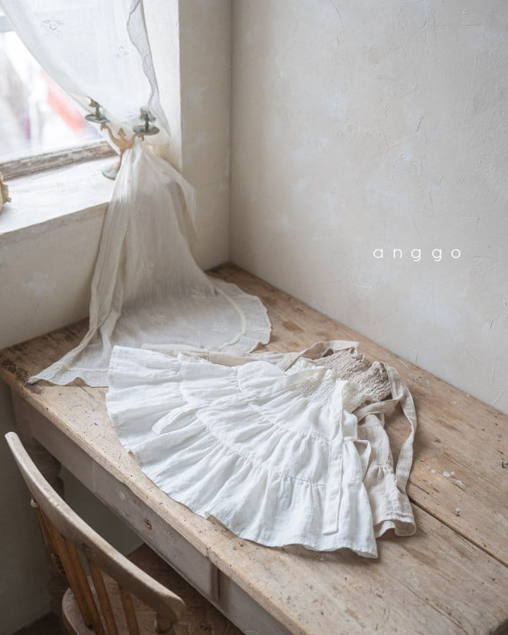 Anggo - Korean Children Fashion - #discoveringself - Latte One-Piece - 8