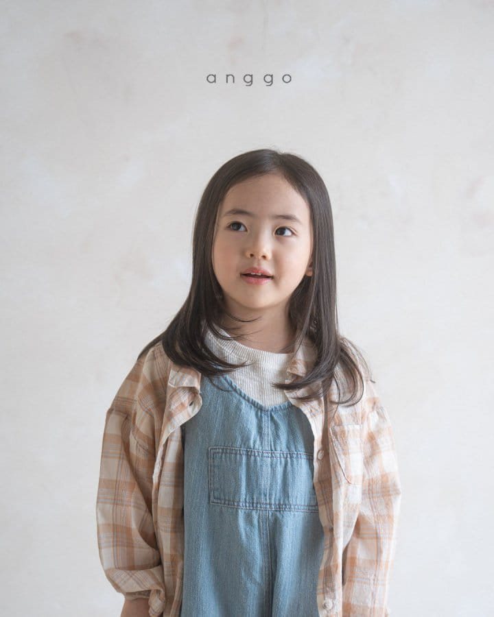 Anggo - Korean Children Fashion - #magicofchildhood - Brownie Denim Overalls - 11