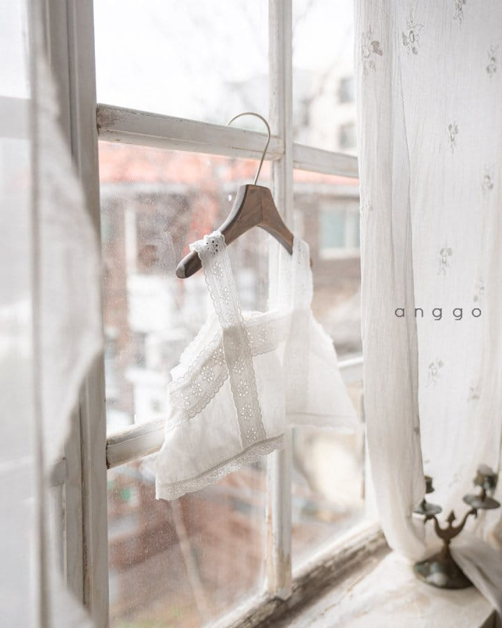 Anggo - Korean Children Fashion - #magicofchildhood - Cream Bustier - 9