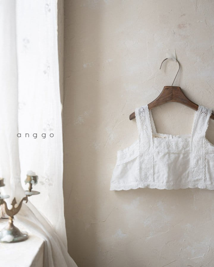 Anggo - Korean Children Fashion - #prettylittlegirls - Cream Bustier - 11