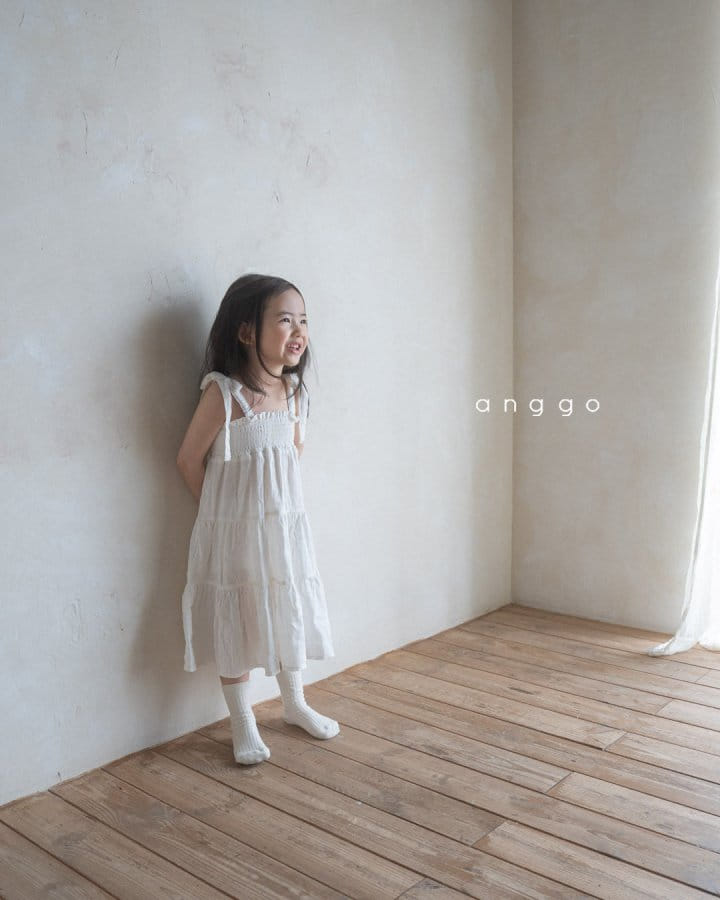 Anggo - Korean Children Fashion - #toddlerclothing - Latte One-Piece - 4