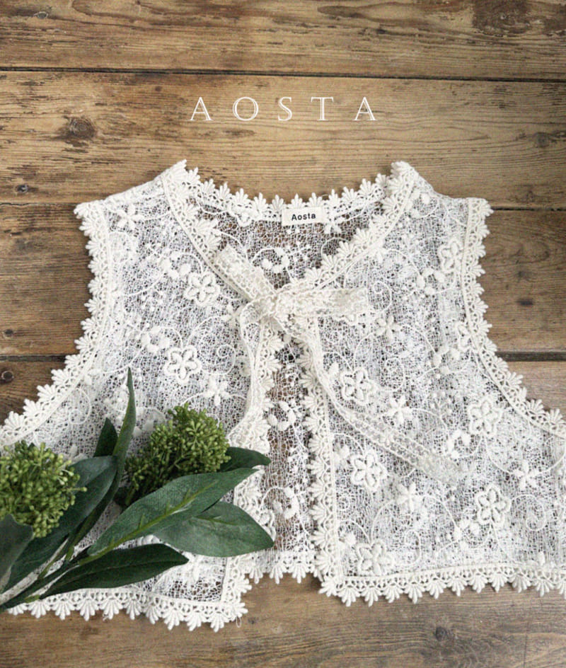 Aosta - Korean Children Fashion - #kidzfashiontrend - Lace Vest - 4